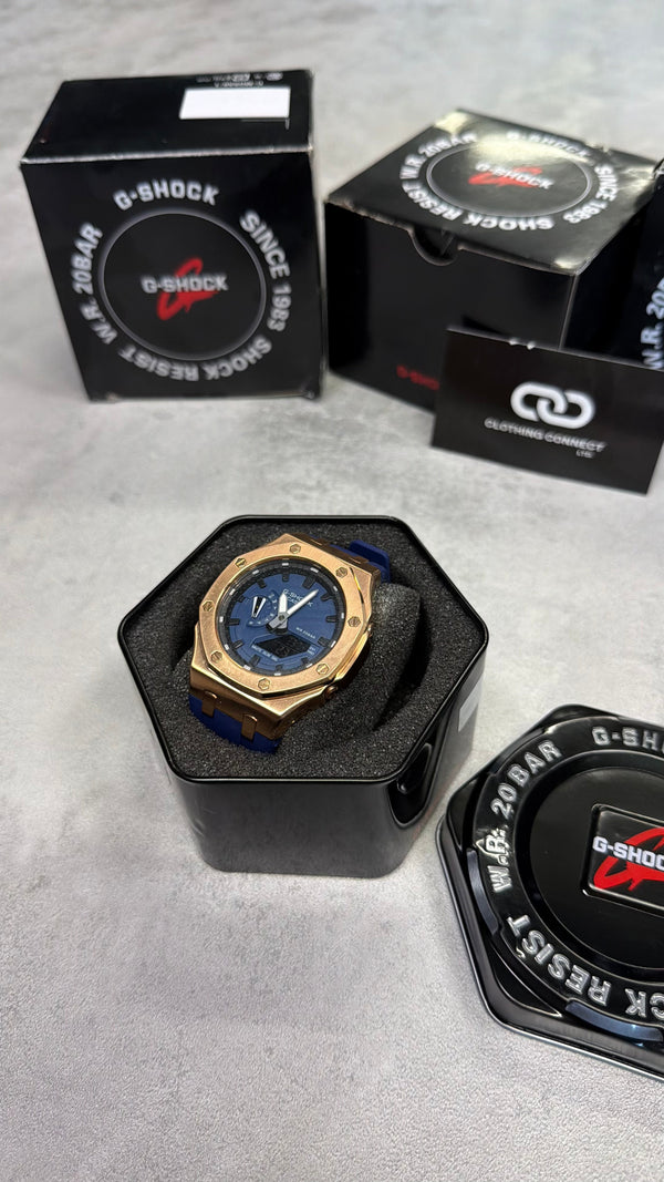 Casio Modified G-Shock 'Blue, Gold'