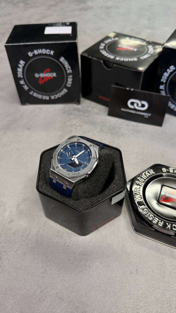 Casio Modified G-Shock 'Blue, Silver'