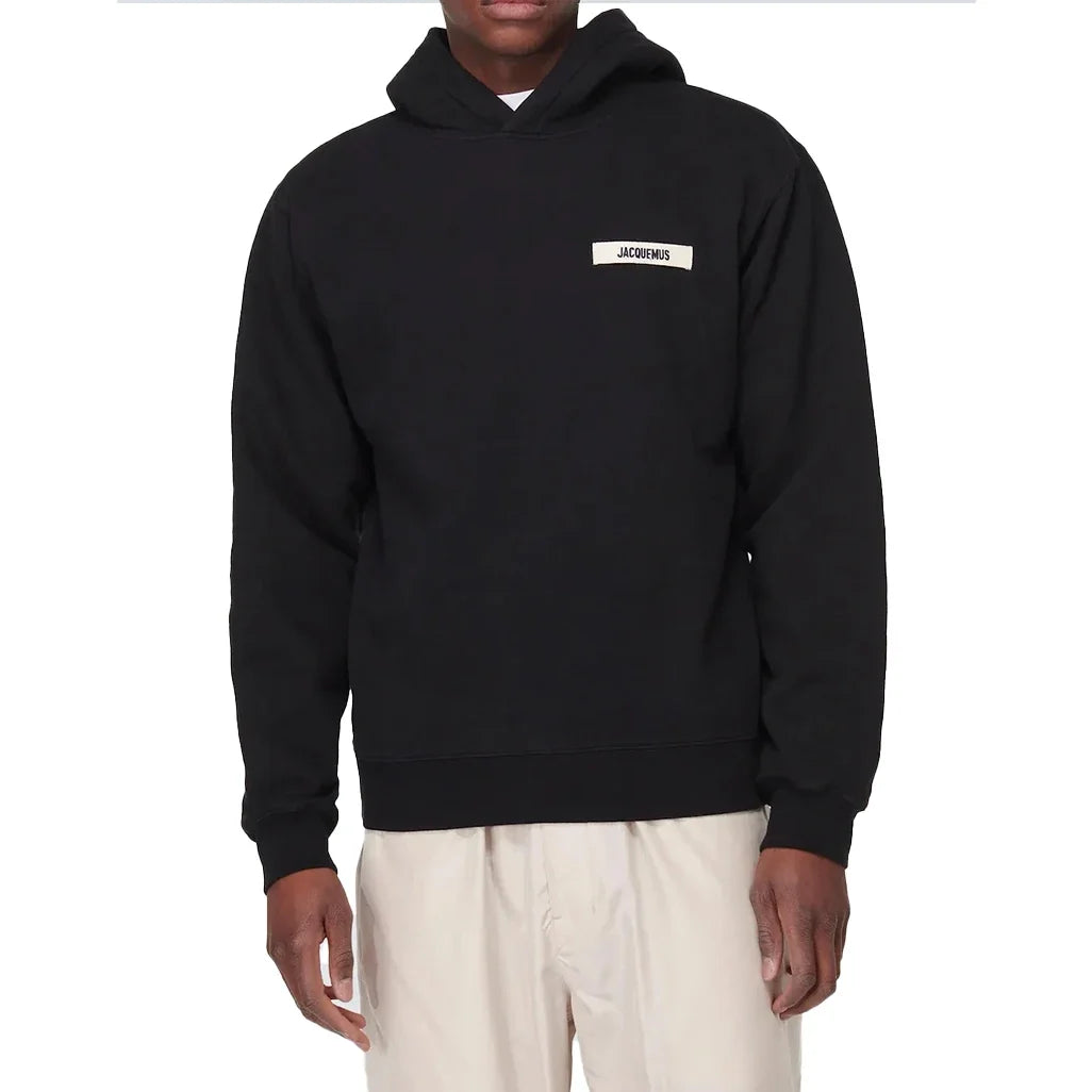 Jacquemus The Gros Grain Hoodie in Black