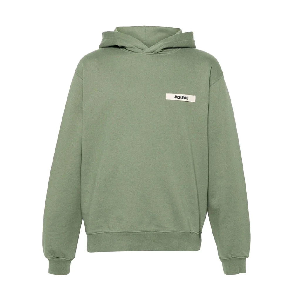 Jacquemus The Gros Grain Hoodie in Green