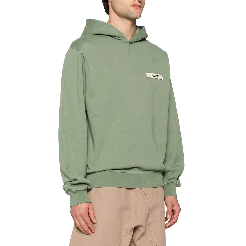 Jacquemus The Gros Grain Hoodie in Green