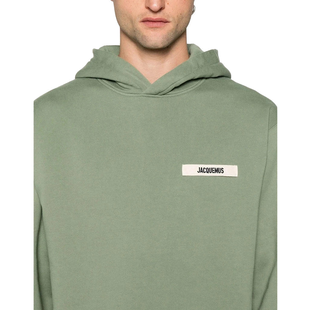 Jacquemus The Gros Grain Hoodie in Green