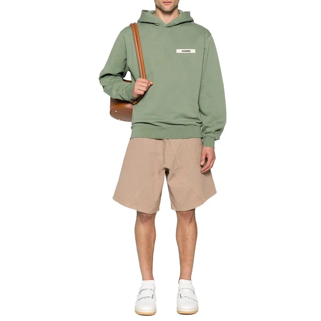 Jacquemus The Gros Grain Hoodie in Green