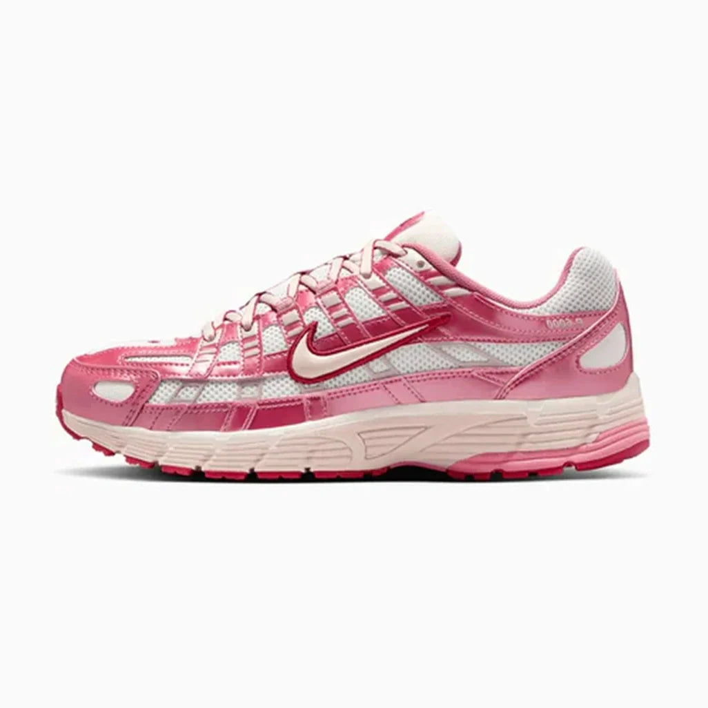 Nike P-6000 White Silt Red Peony W