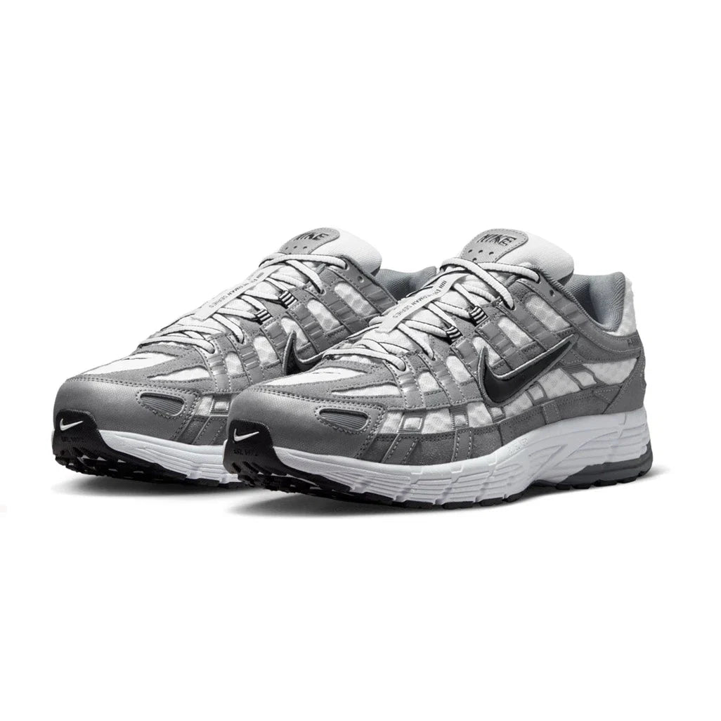 Nike P-6000 White Metallic Cool Grey