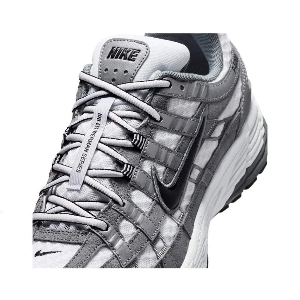 Nike P-6000 White Metallic Cool Grey