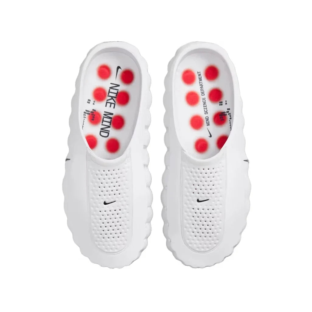 Nike Mind 001 Slide White Speed Red