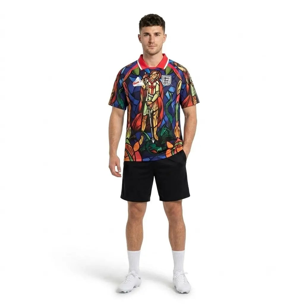 Palace x Nike England Dri-FIT Football Jersey Bright Crimson