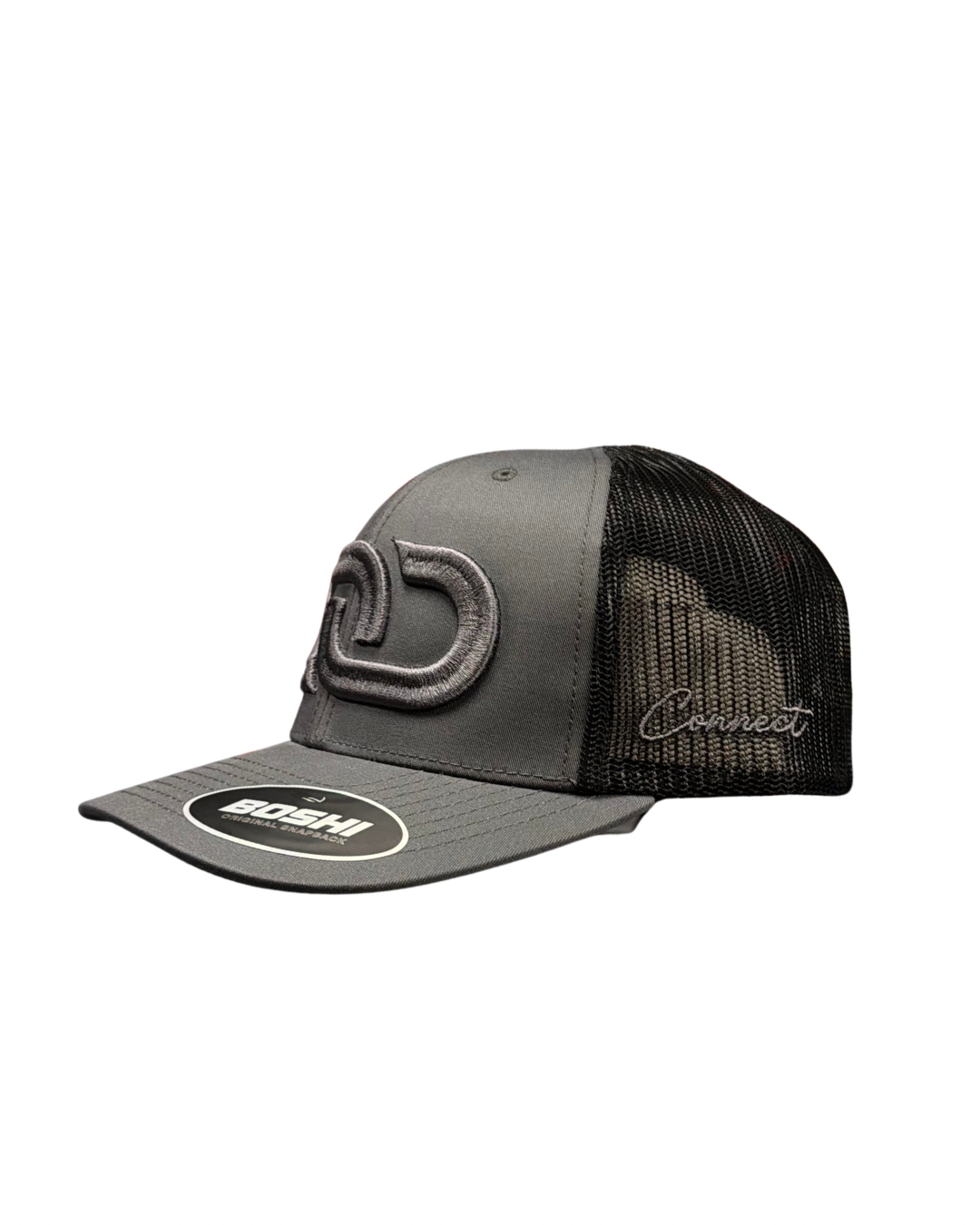 GREY & BLACK SNAPBACK CAP