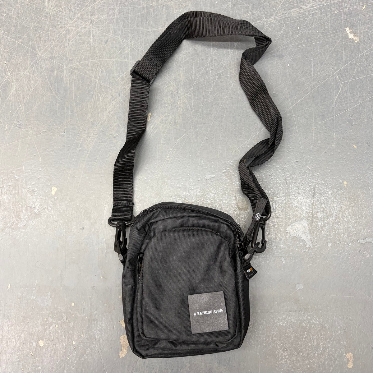 Bape Small Black Man Bag