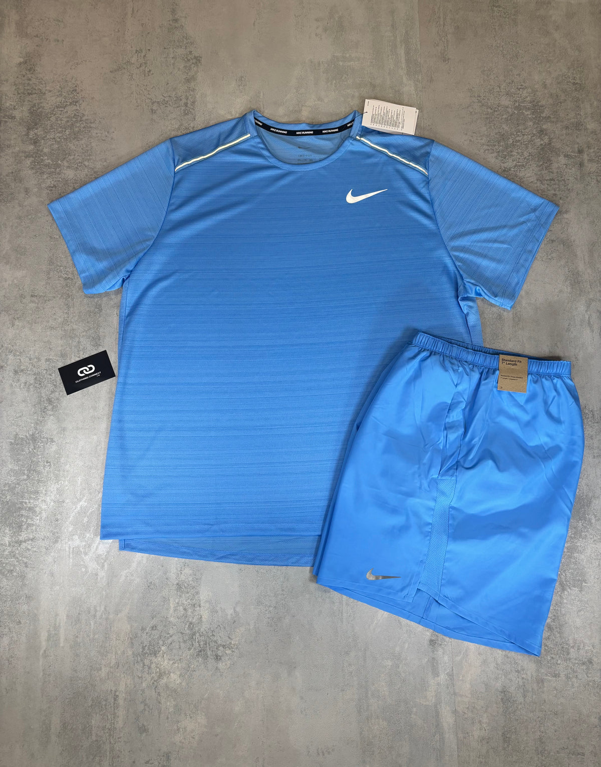 Nike Miler T-Shirt, Shorts ‘University Blue’