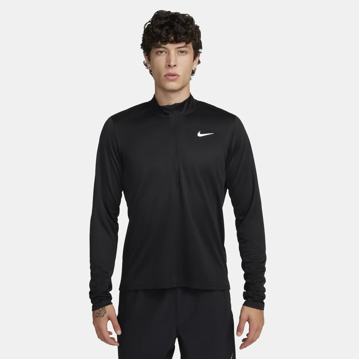 Nike PACER HALF ZIP - BLACK