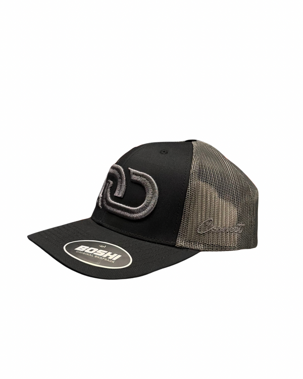 BLACK & GREY SNAPBACK CAP