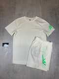 ASICS ICON T-Shirt, Shorts ‘White, Green’