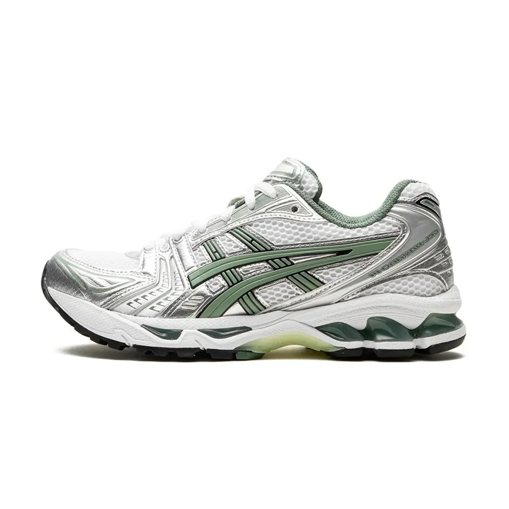 ASICS Gel-Kayano 14 White Pure Silver Slate Grey Sage