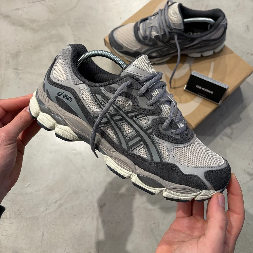 ASICS Gel-NYC Oatmeal Obsidian Grey
