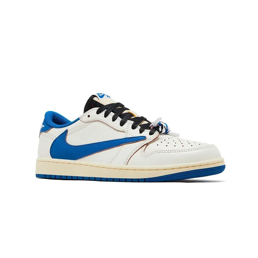 Air Jordan 1 Low x Travis Scott x Fragment Sail Military Blue