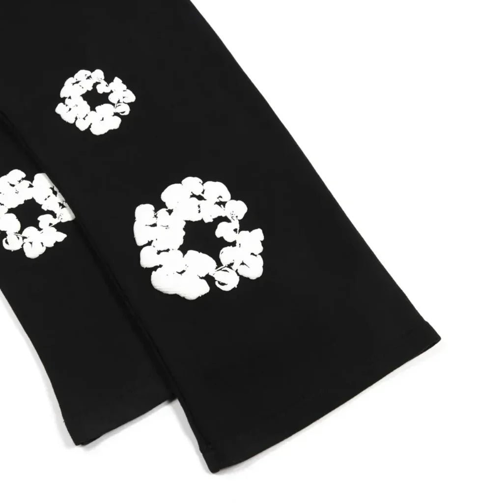 Denim Tears Cotton Wreath Sweatpants Black