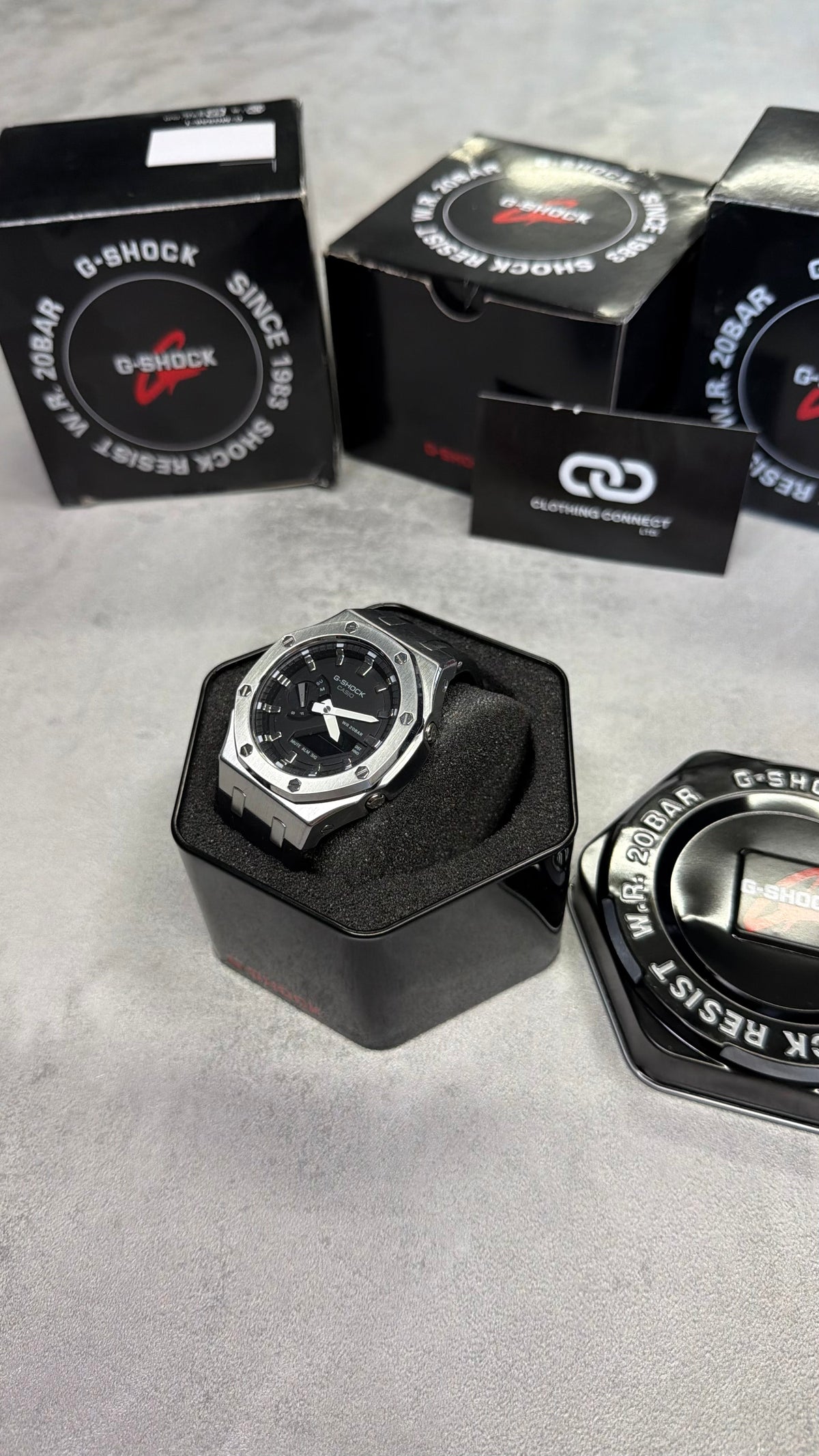 Casio Modified G-Shock 'Black, Silver'