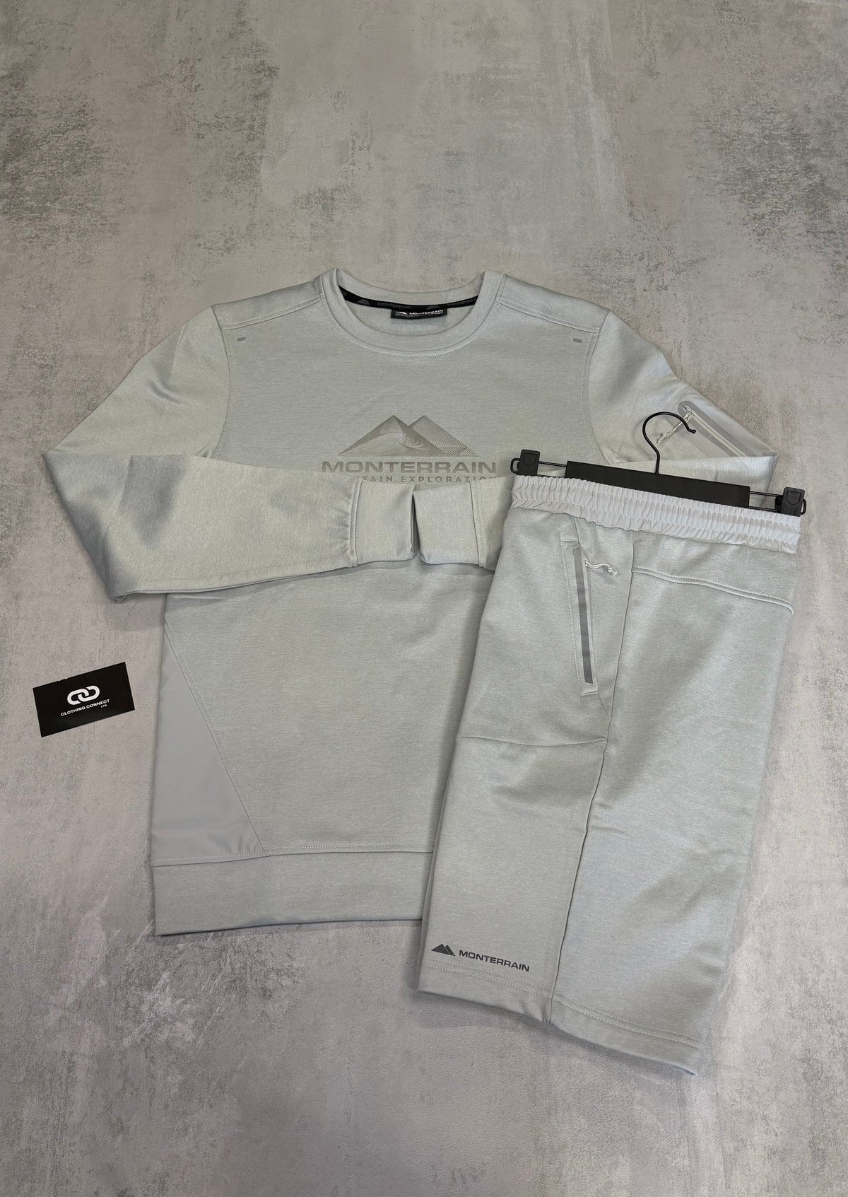 Monterrain Sweatshirt and Short Set 'Grey'