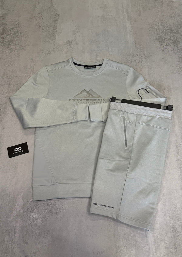 Monterrain Sweatshirt and Short Set 'Grey'