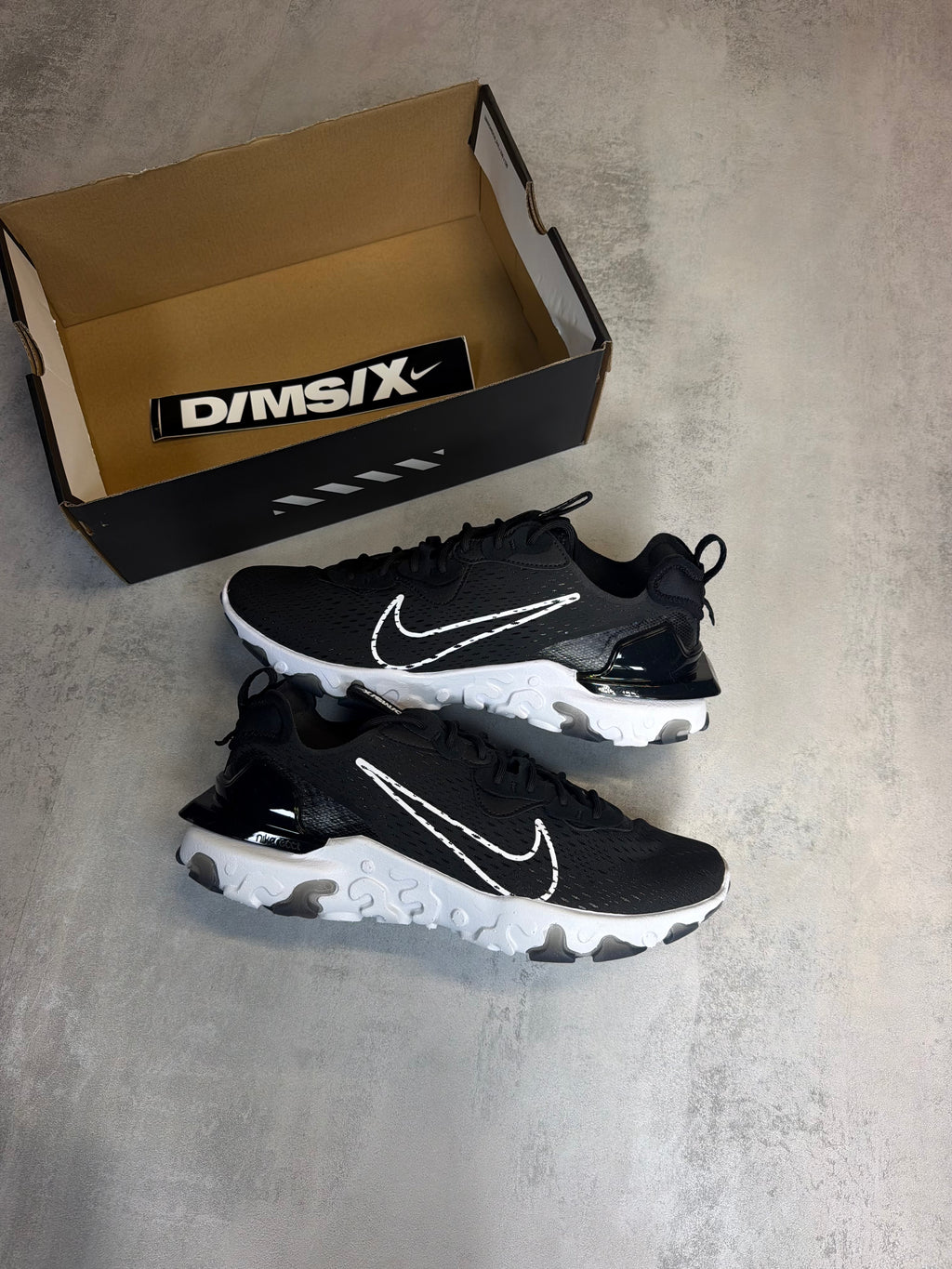 Nike React Vision 'Black, White'