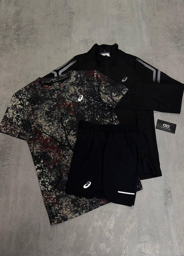 ASICS 3 Piece Set 'Black'