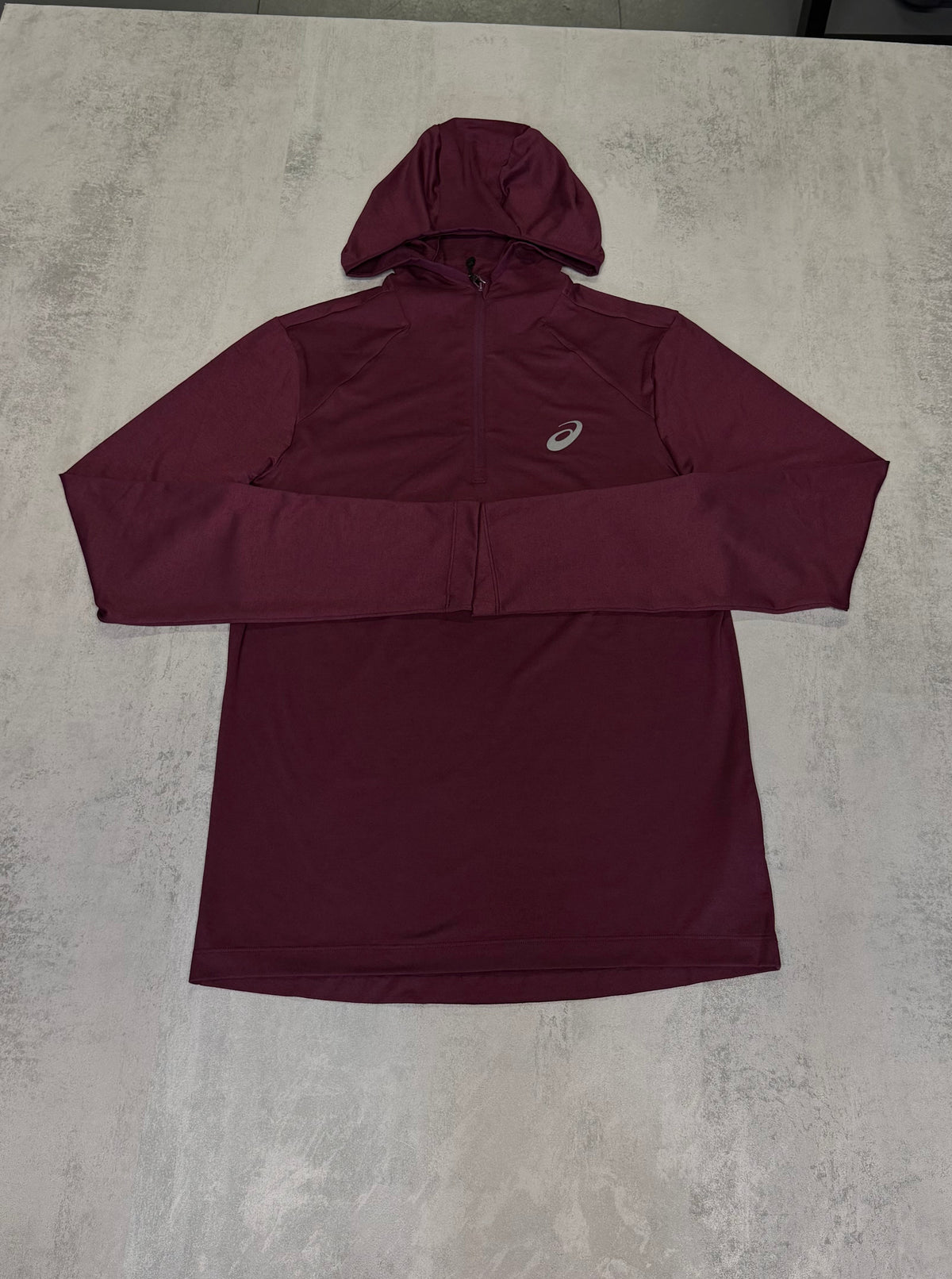 ASICS 1/4 Zip 'Burgundy'