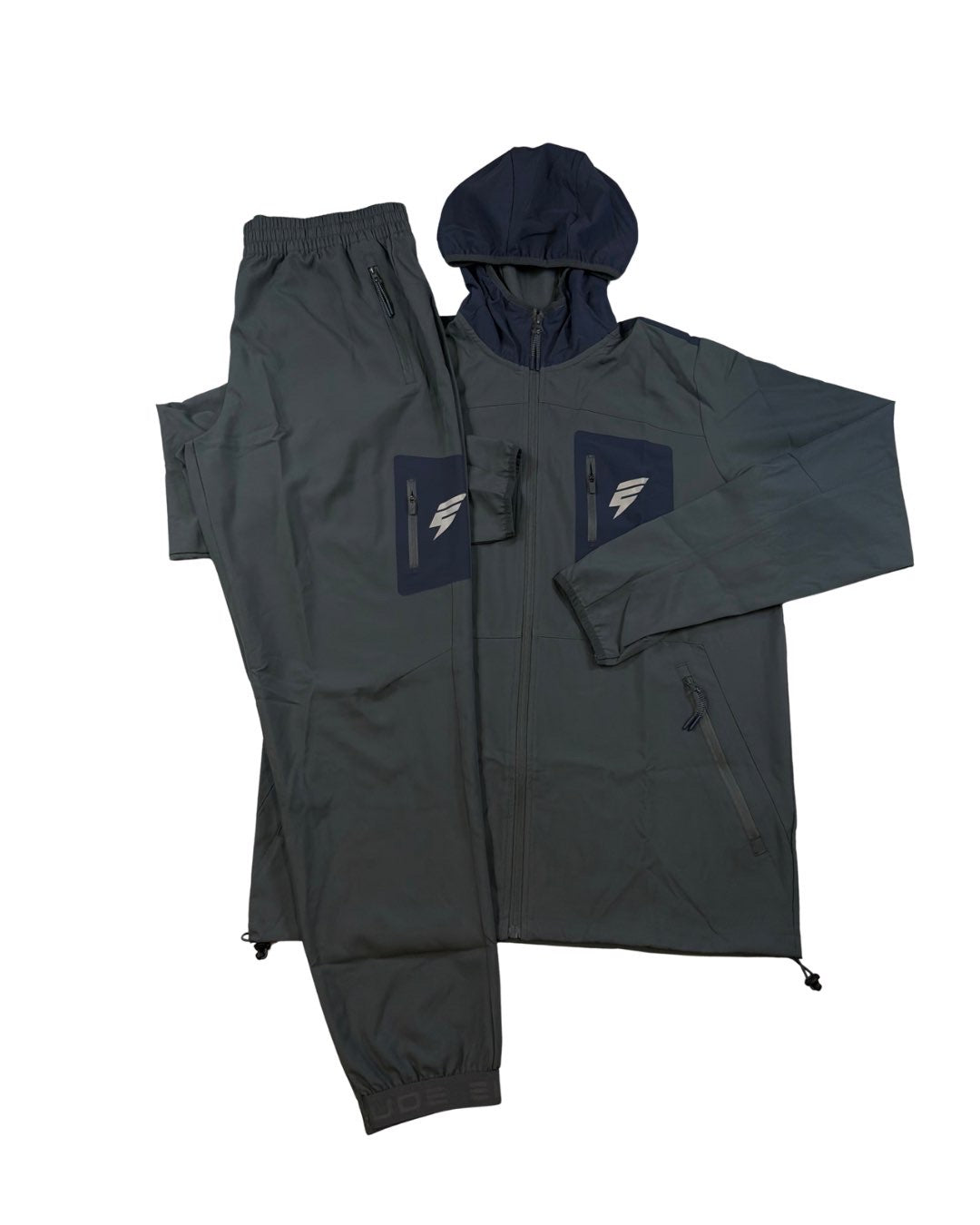 ELUDE GALAXY TRACKSUIT ‘GREY/MIDNIGHT BLUE’