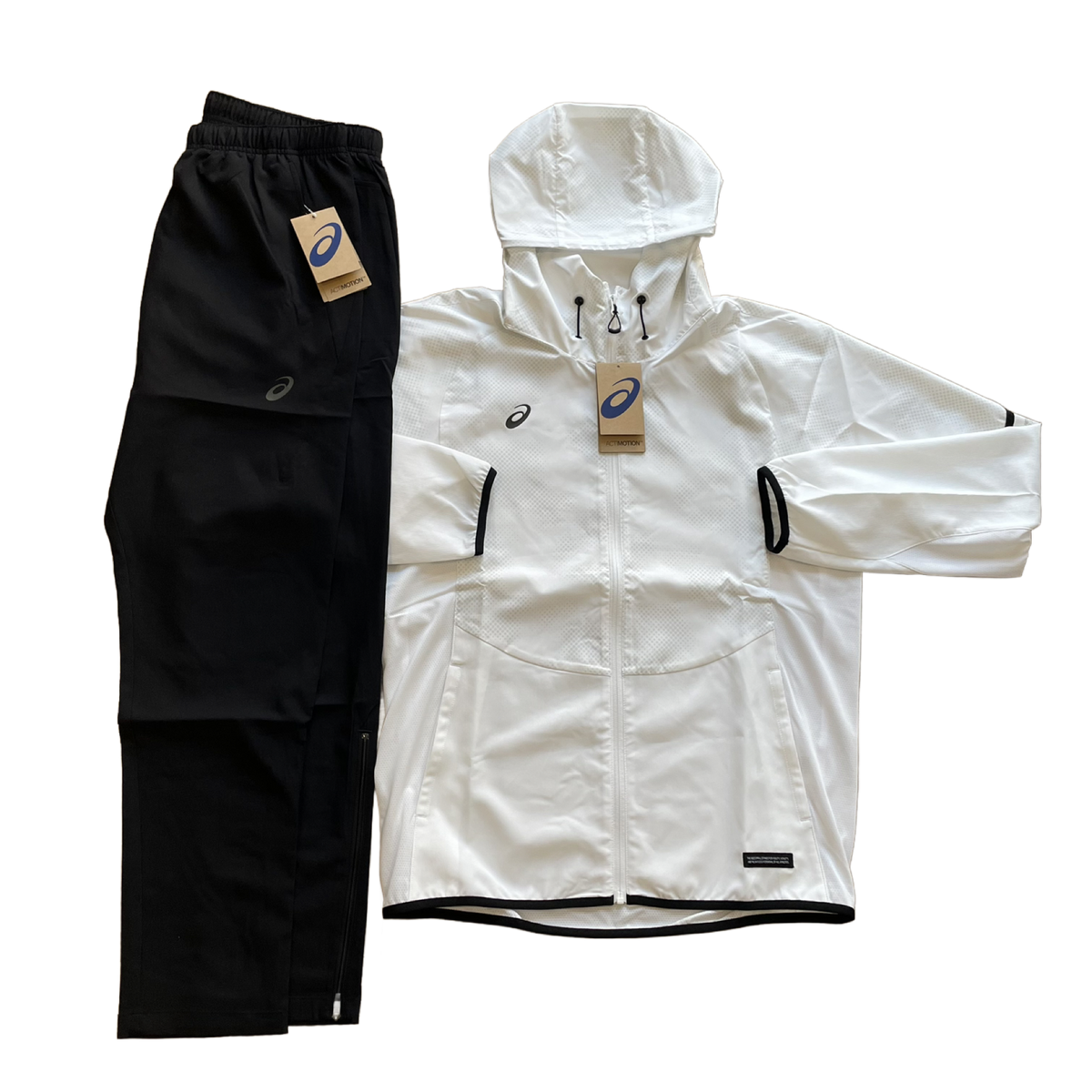 ASICS DISTORTED TRACKSUIT - WHITE