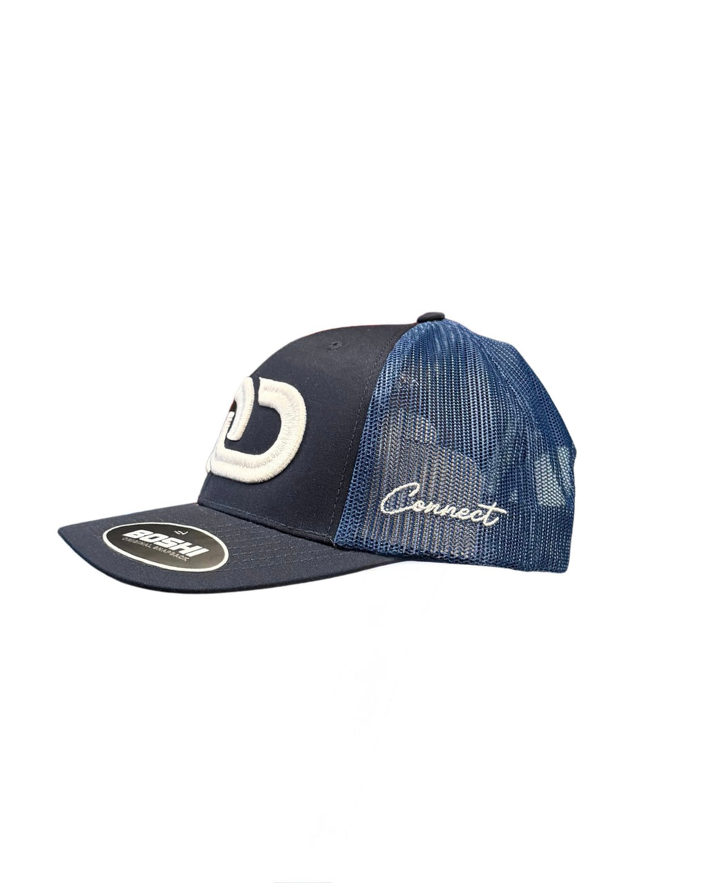 Navy 'Link' Snapback Cap'