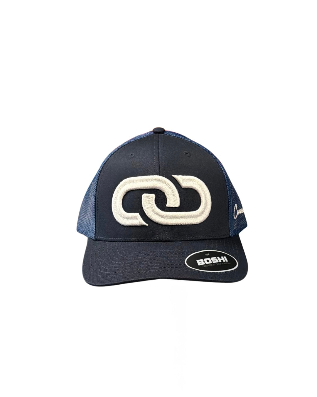 Navy 'Link' Snapback Cap'