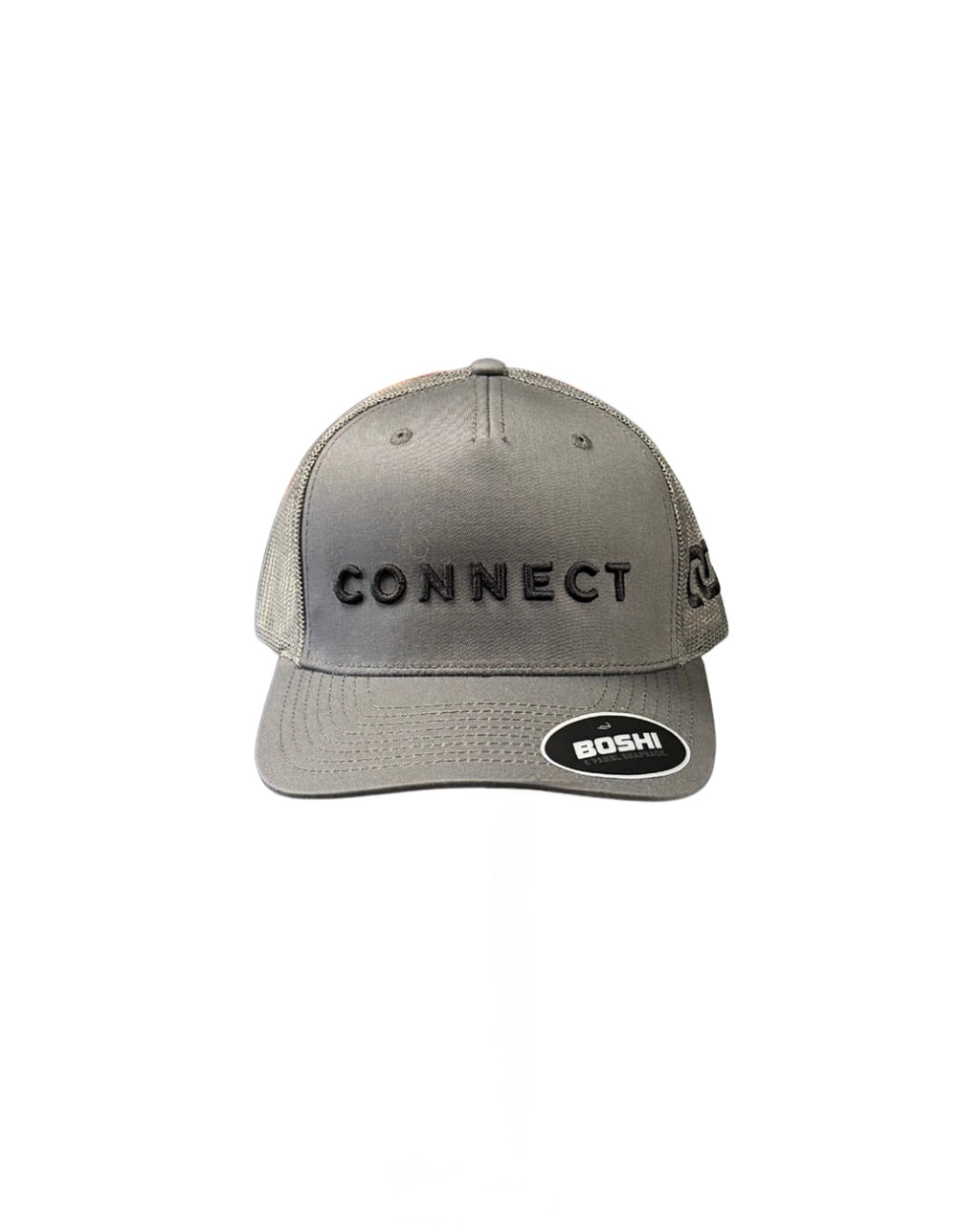 Grey 'CONNECT' Snapback Cap