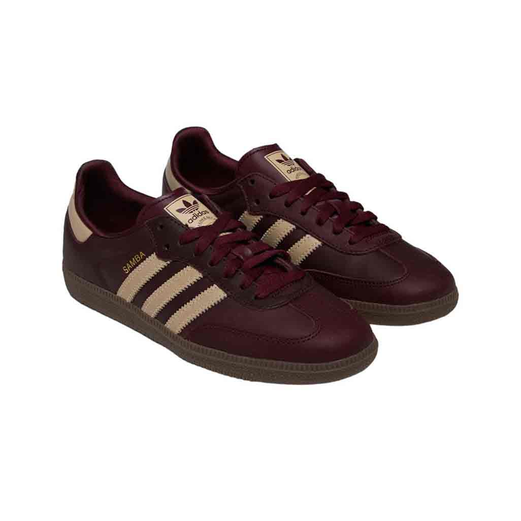 adidas Samba OG Maroon Crystal Sand W