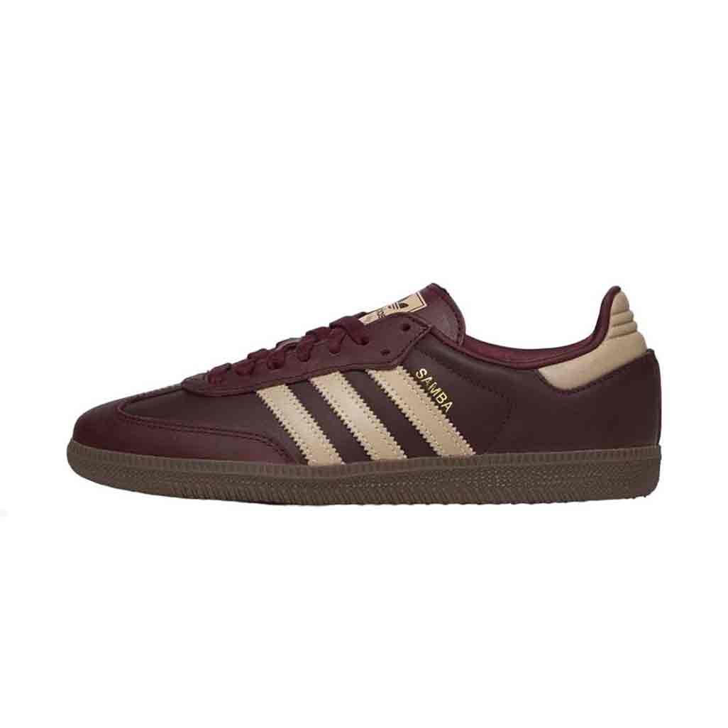adidas Samba OG Maroon Crystal Sand W