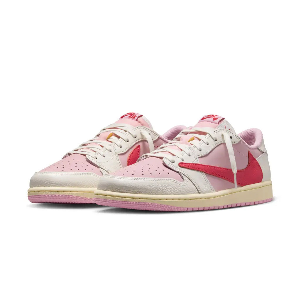 Travis Scott x Air Jordan 1 Retro Low OG SP 'Sail Tropical Pink'