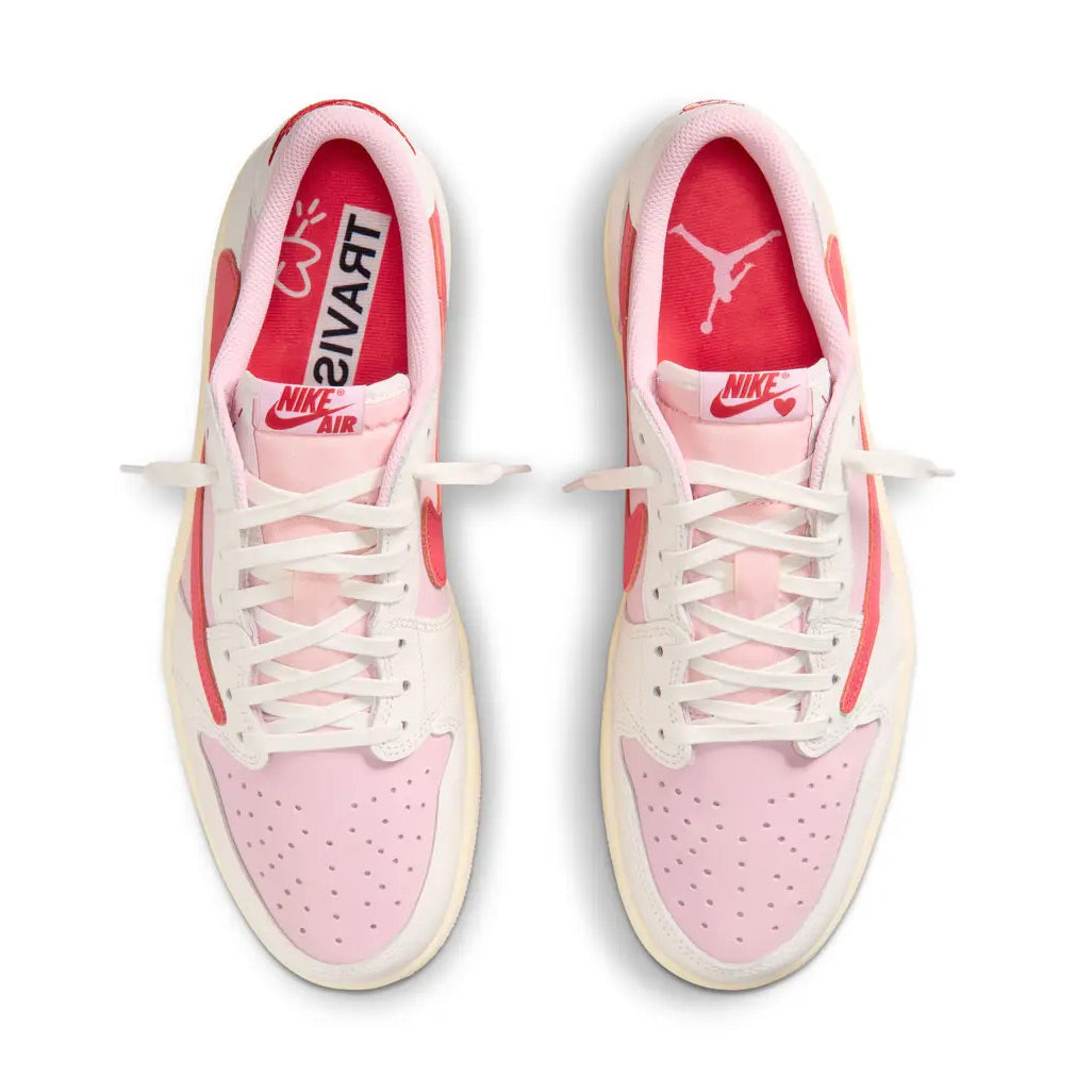 Travis Scott x Air Jordan 1 Retro Low OG SP 'Sail Tropical Pink'