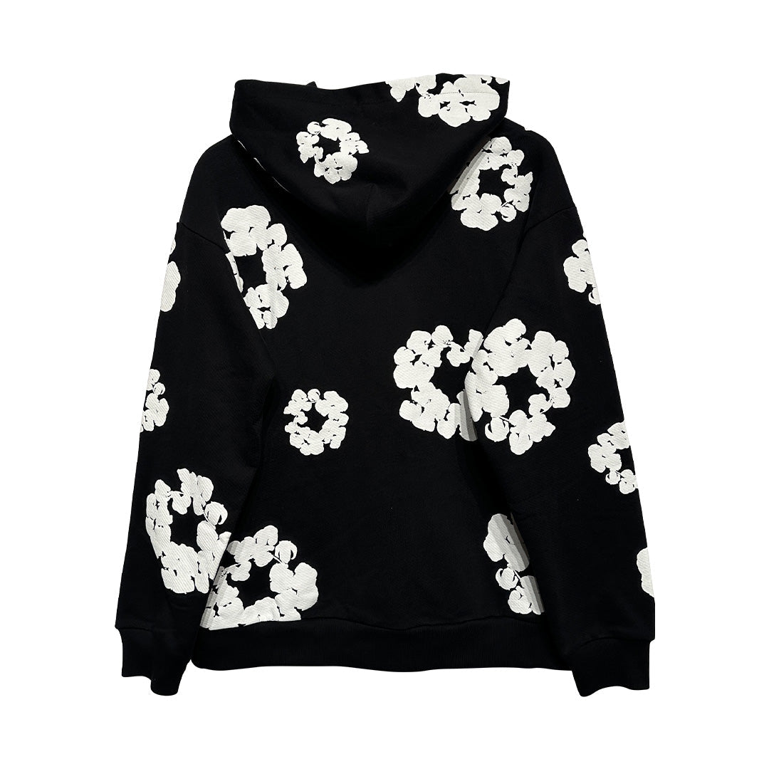 Denim Tears Cotton Wreath Hoodie Black