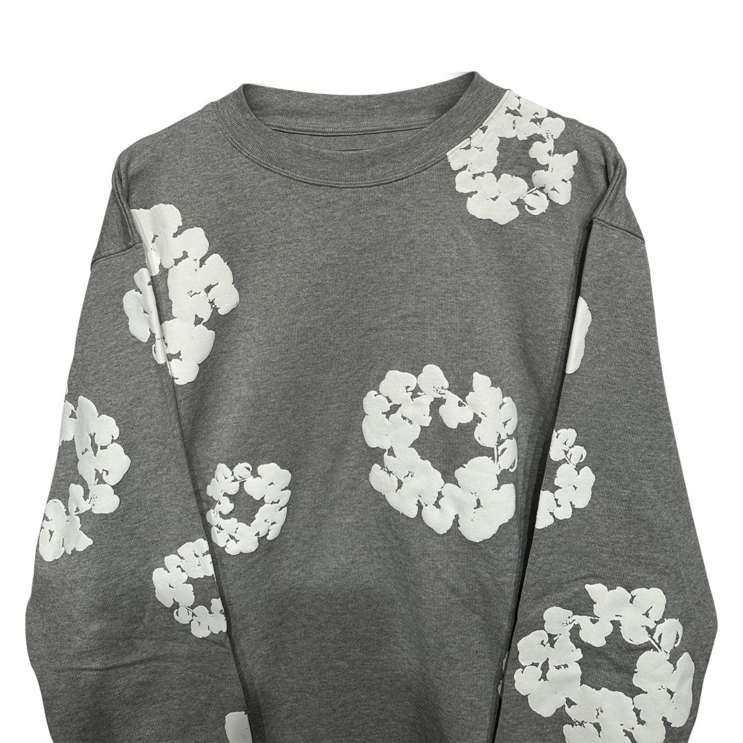 Denim Tears Cotton Wreath Sweatshirt Grey
