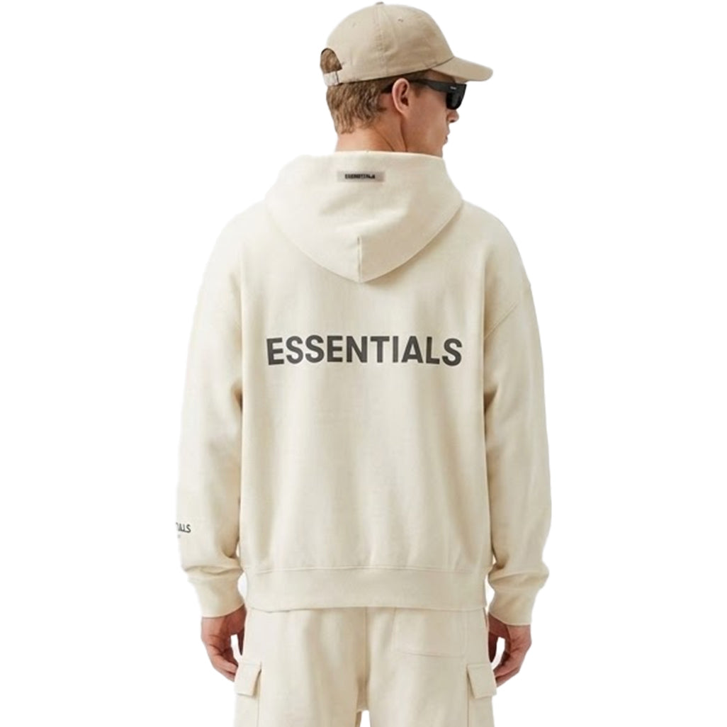 Fear of God Essentials Full Zip Hoodie Cream