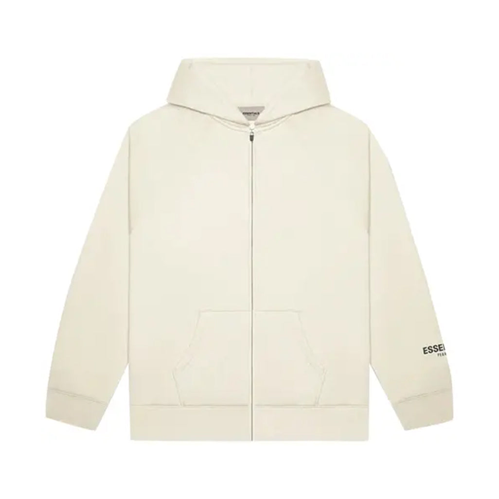 Fear of God Essentials Full Zip Hoodie Cream