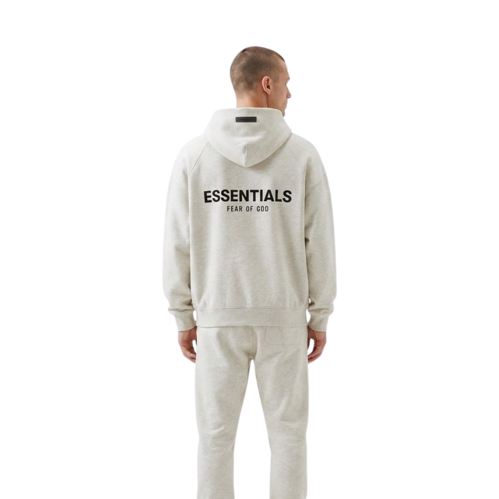 Fear of God Essentials Hoodie 'Light Oatmeal' (SS22)