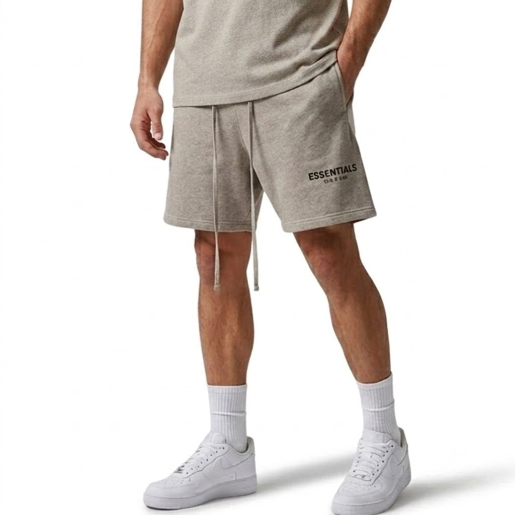 Fear of God Essentials Sweatshort 'Dark Oatmeal' (SS22)