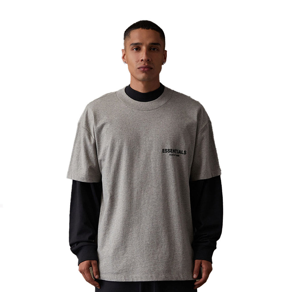 Fear of God Essentials T-shirt 'Dark Oatmeal' (SS22)