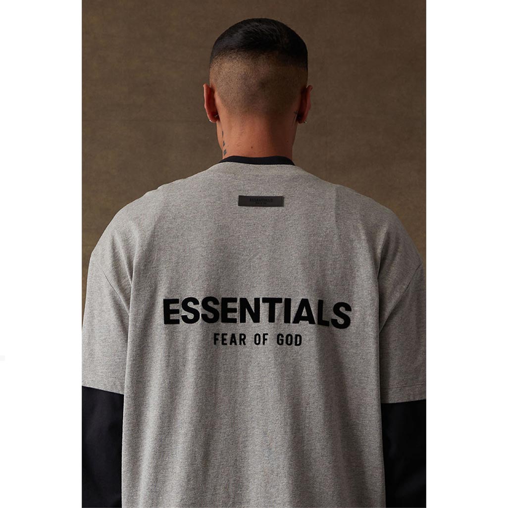Fear of God Essentials T-shirt 'Dark Oatmeal' (SS22)