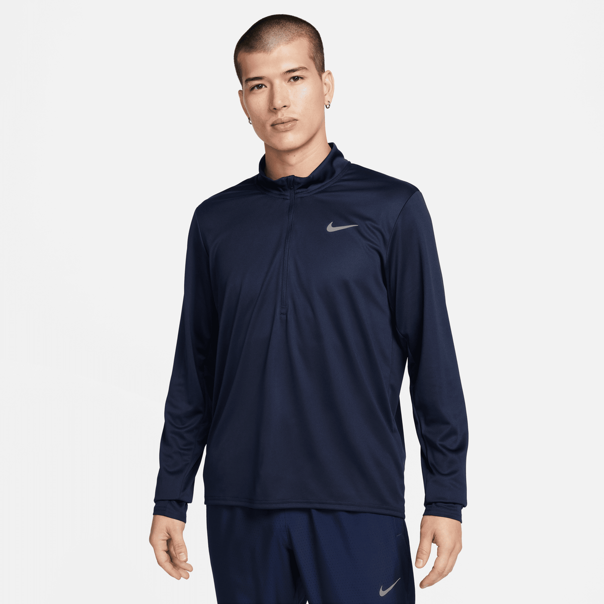 Nike PACER HALF ZIP - NAVY
