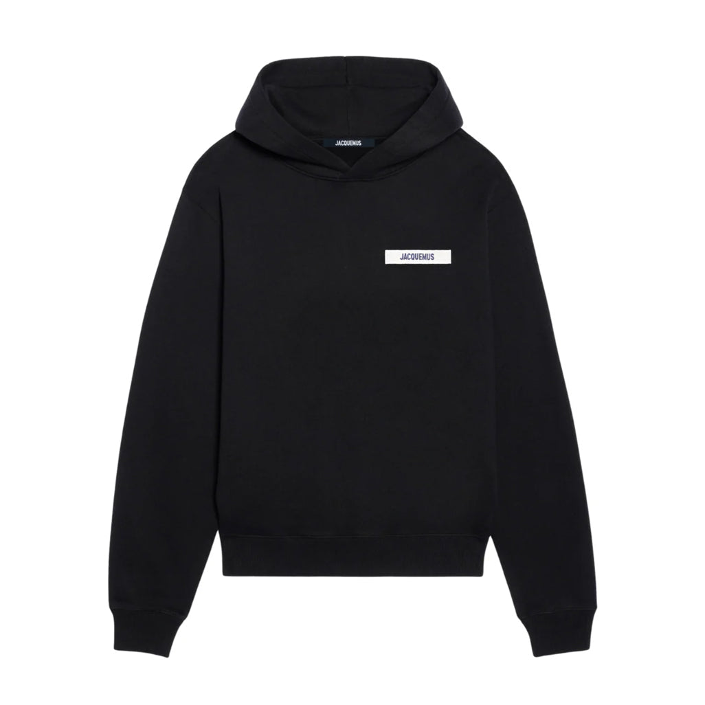 Jacquemus The Gros Grain Hoodie in Black