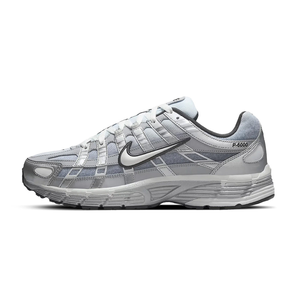 Nike P-6000 Metallic Silver Summit White-Wolf Grey