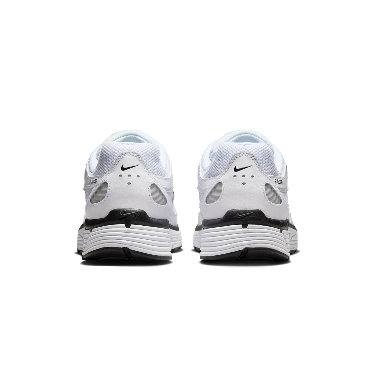 Nike P-6000 White Metallic Silver Black