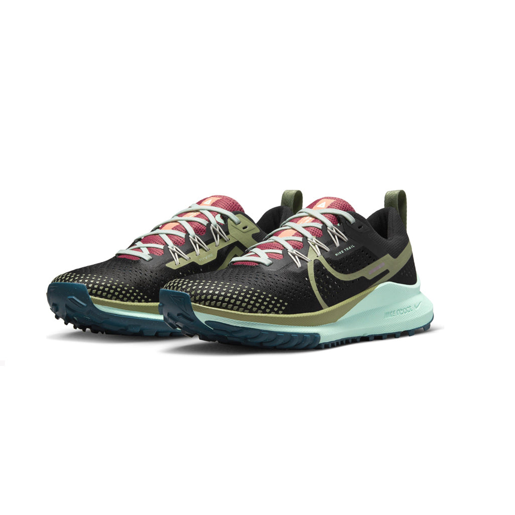 Nike React Pegasus Trail 4 Black Canyon Rust Mint Foam Alligator W